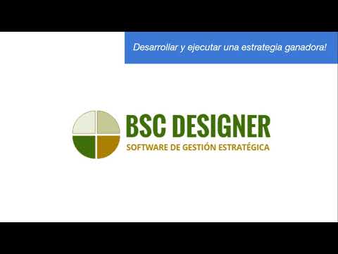 BSC Designer - un software de Cuadro de Mando Integral o de planificación estratégica