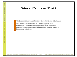 Balanced Scorecard Presentation